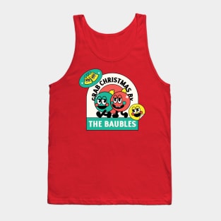 Grab Christmas By The Baubles Design Tank Top